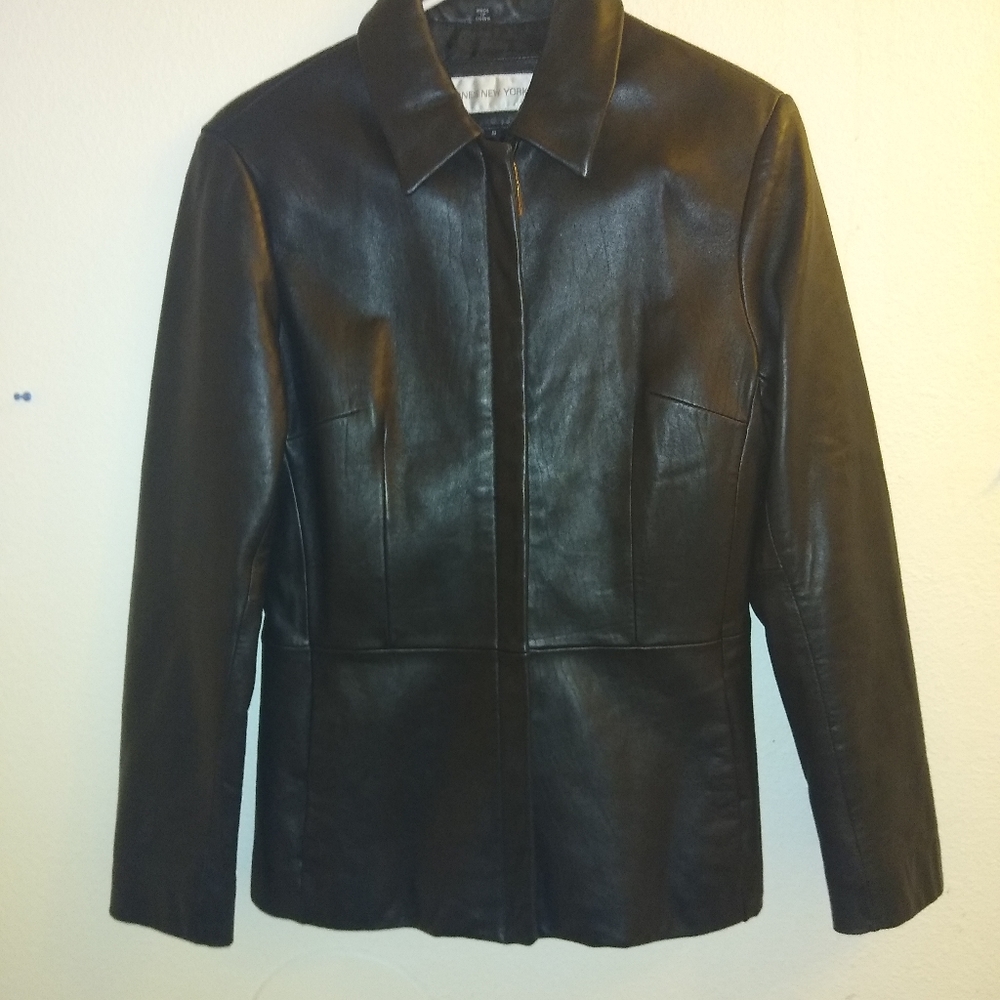 Jones New York Genuine Leather Women Jacket